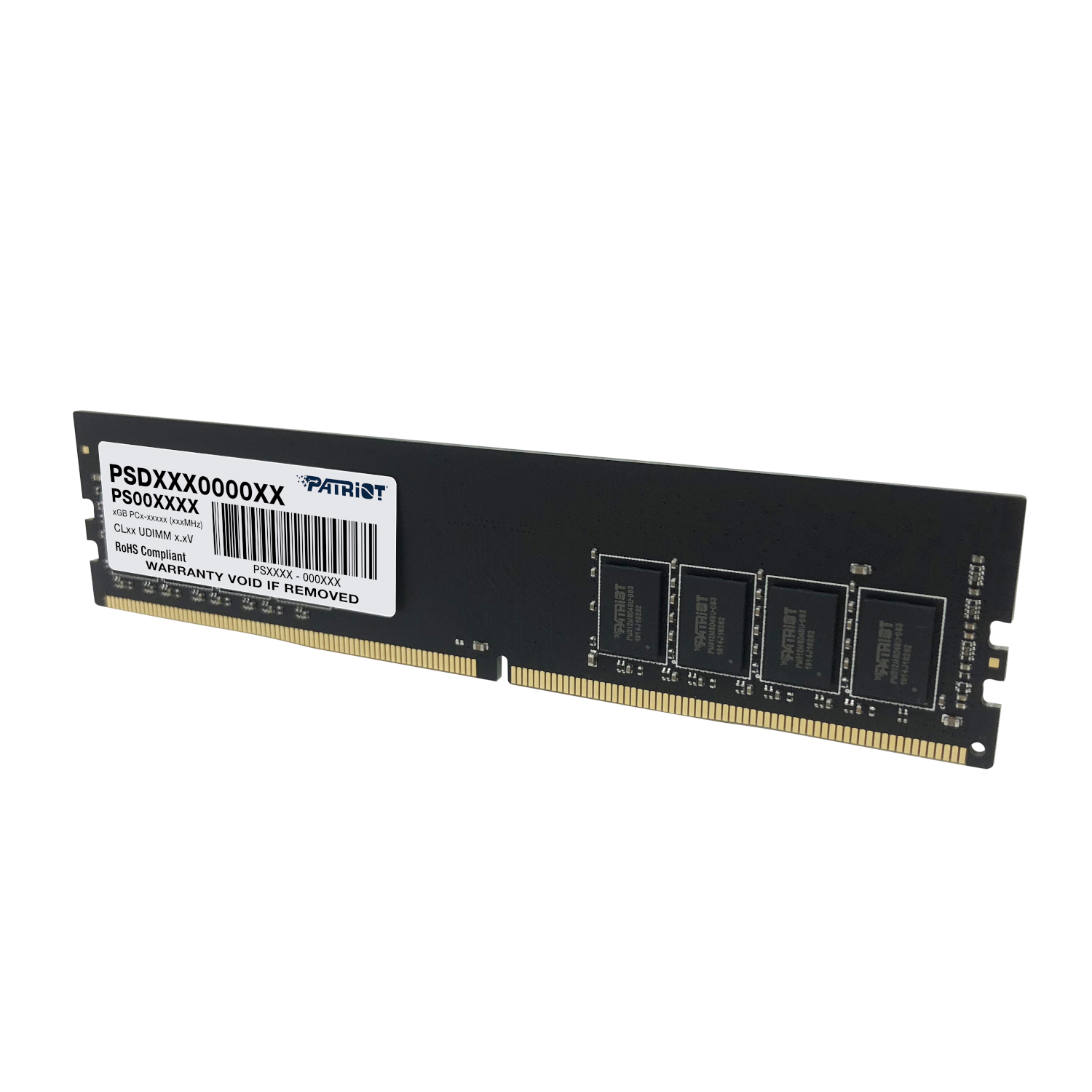 PSD48G320081_Patriot-Signature-Line-DDR4-8GB-3200MHz-Single-Rank-UDIMM-Black_wr_03 Patriot Signature Line 8GB DDR4 3200MHz Desktop Memory