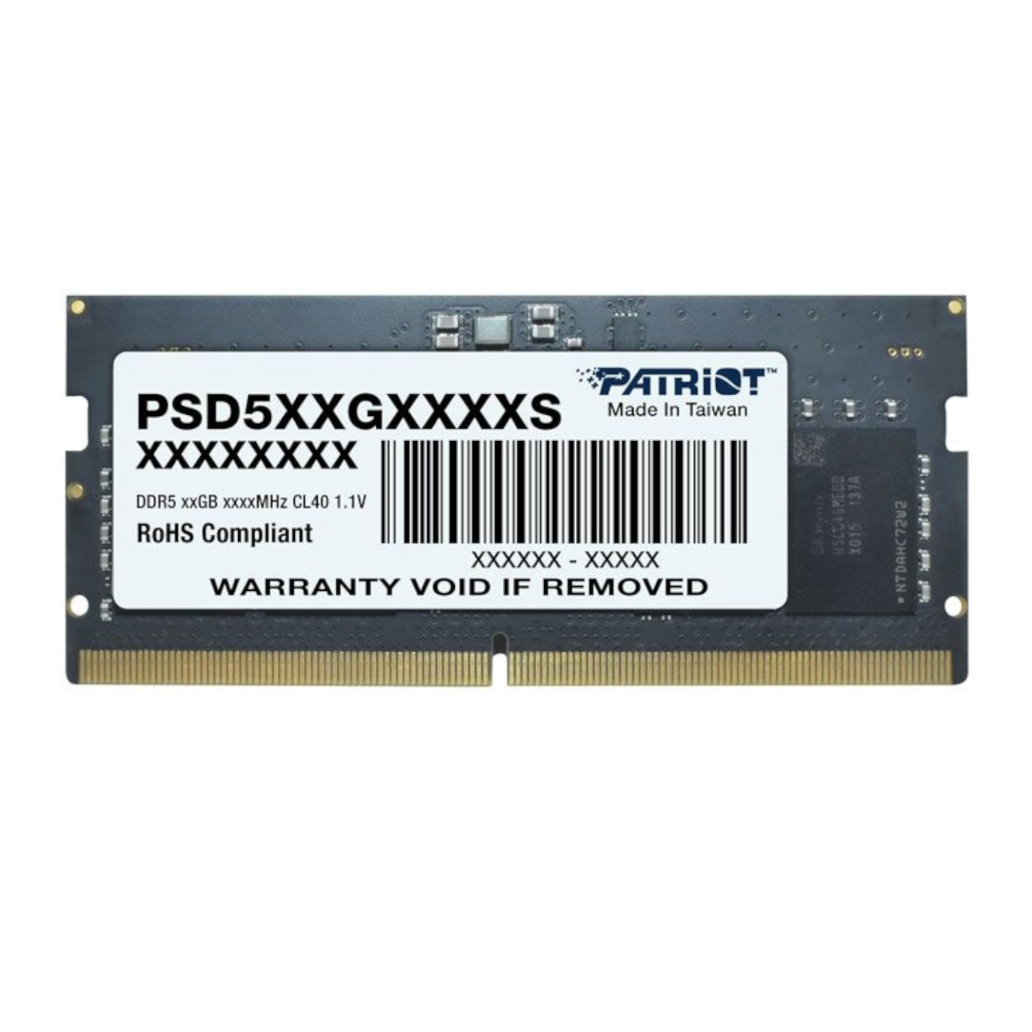 PSD516G560081S_Patriot-Signature-Line-16GB-5600MHz-DDR5-SODIMM-Notebook-Memory_wr_01 Patriot Signature Line 16GB 5600MHz DDR5 SODIMM Notebook Memory