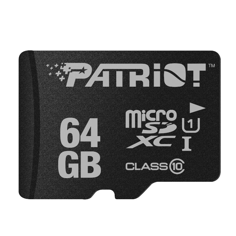 PSF64GMDC10_wr_01 Patriot LX CL10 64GB Micro SDHC Card