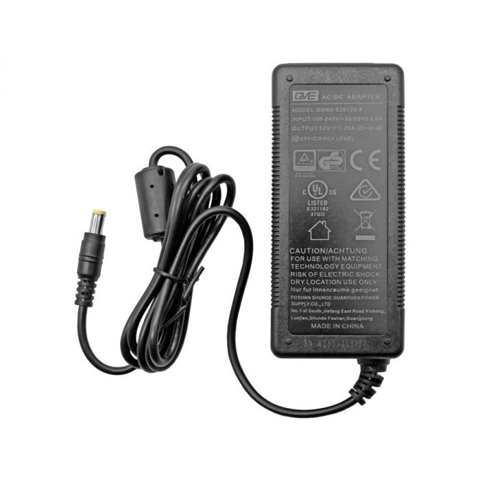 PSU-52V60W Scoop 52VDC 65W PSU Without IEC Cable