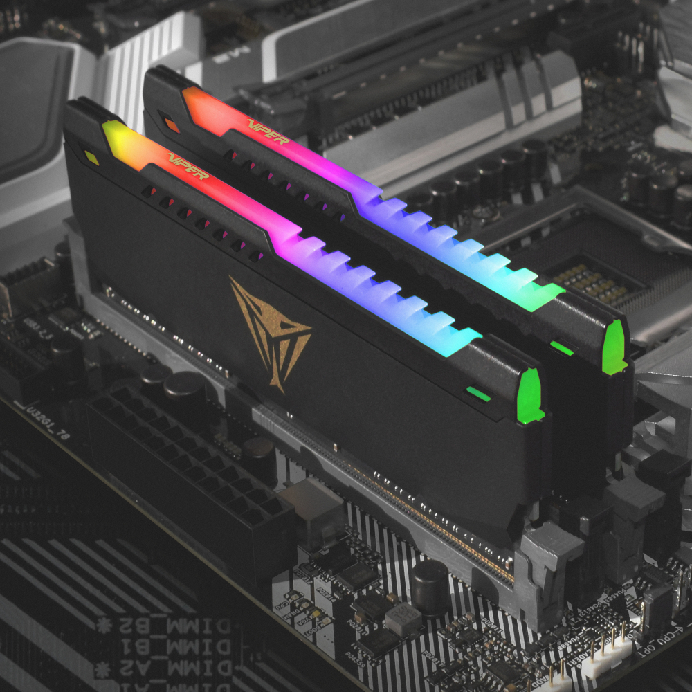 PVSR432G360C8K_wr_05 Patriot Vipersteel 32GB KIT (2x16GB) 3600MHz DDR4 Desktop Gaming Memory RGB