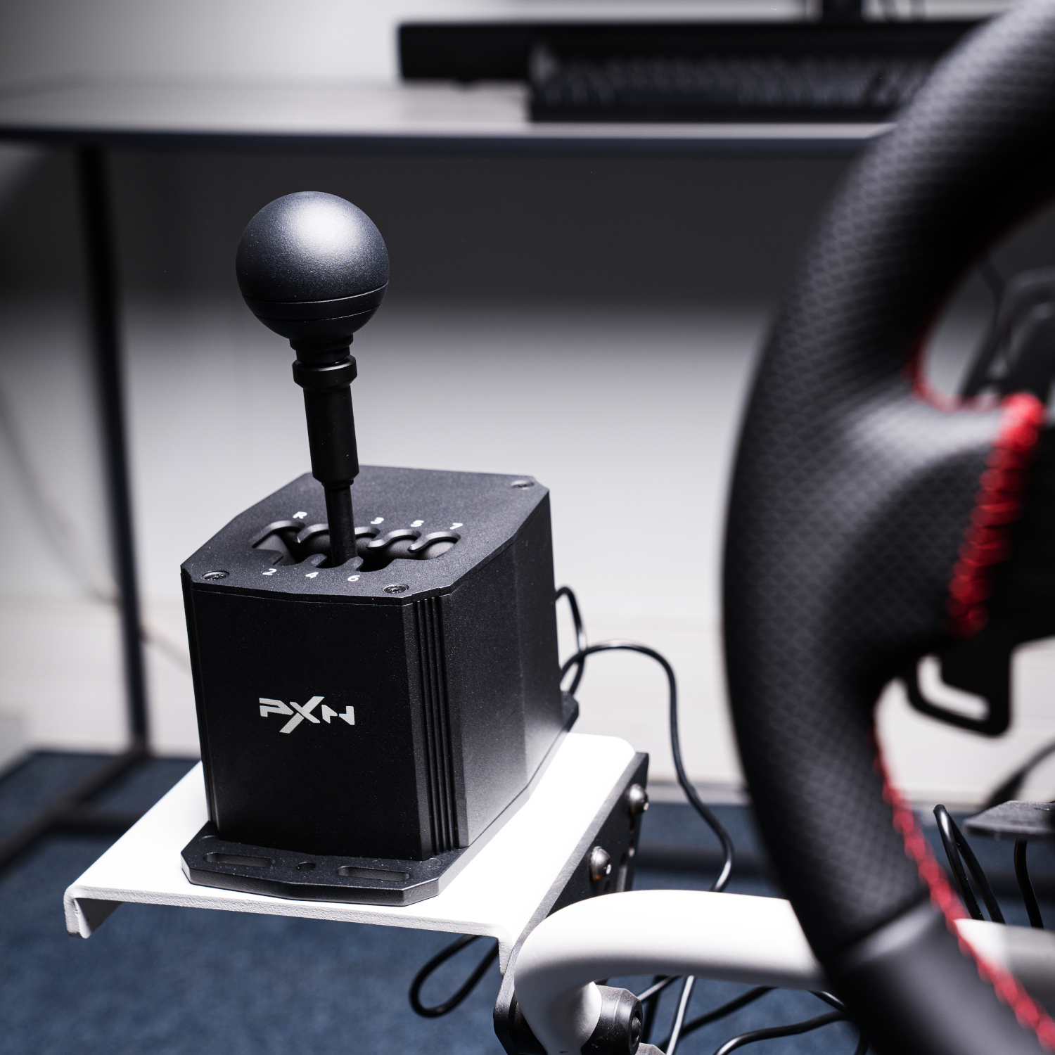 PXN-SFU_PXN-SF-U-7-Speed-Shifter-Black_wr_07a PXN SF U 7-Speed Gear Shifter (7+R)