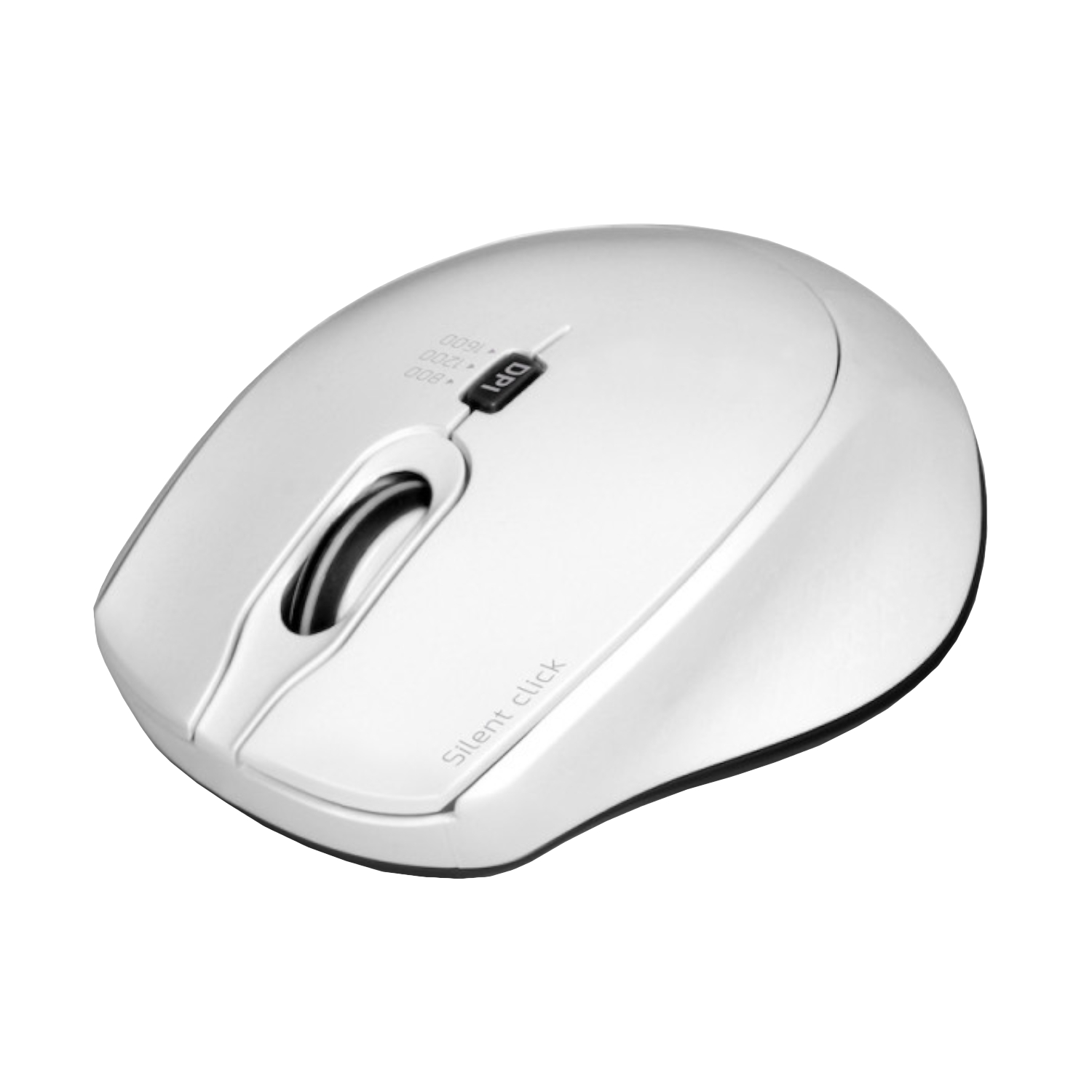Port_900714_wr_02b Port Connect Silent 1600DPI 3 Button Wireless Mouse - White