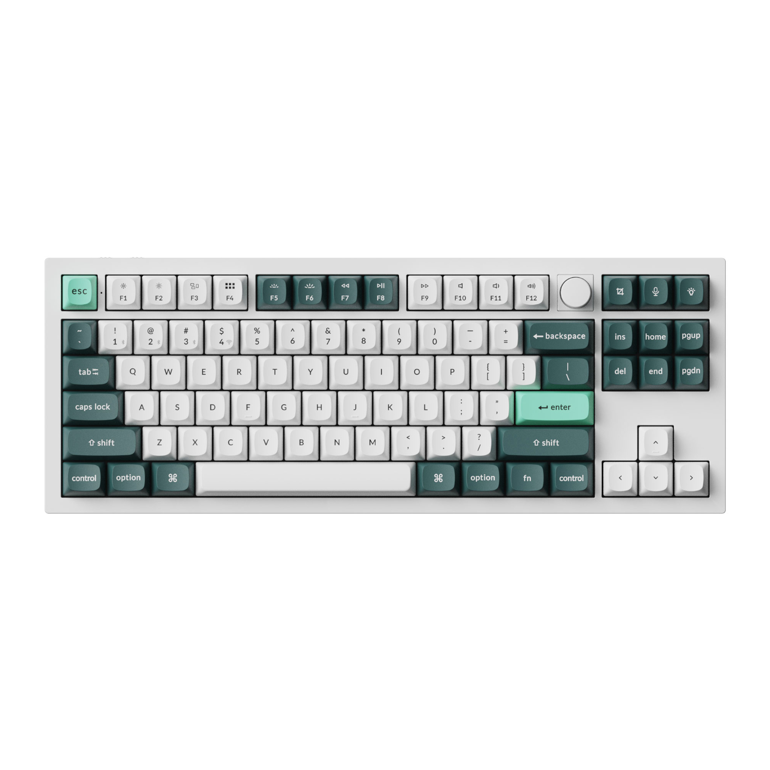 Q3H-P1_Keychron-Q3-HE-QMK-Wireless-Custom-Keyboard-Nebula-Switch-Shell-White_wr_02a Keychron Q3 HE QMK 80% Wireless Custom Mechanical Keyboard (Nebula Switch) - Shell White