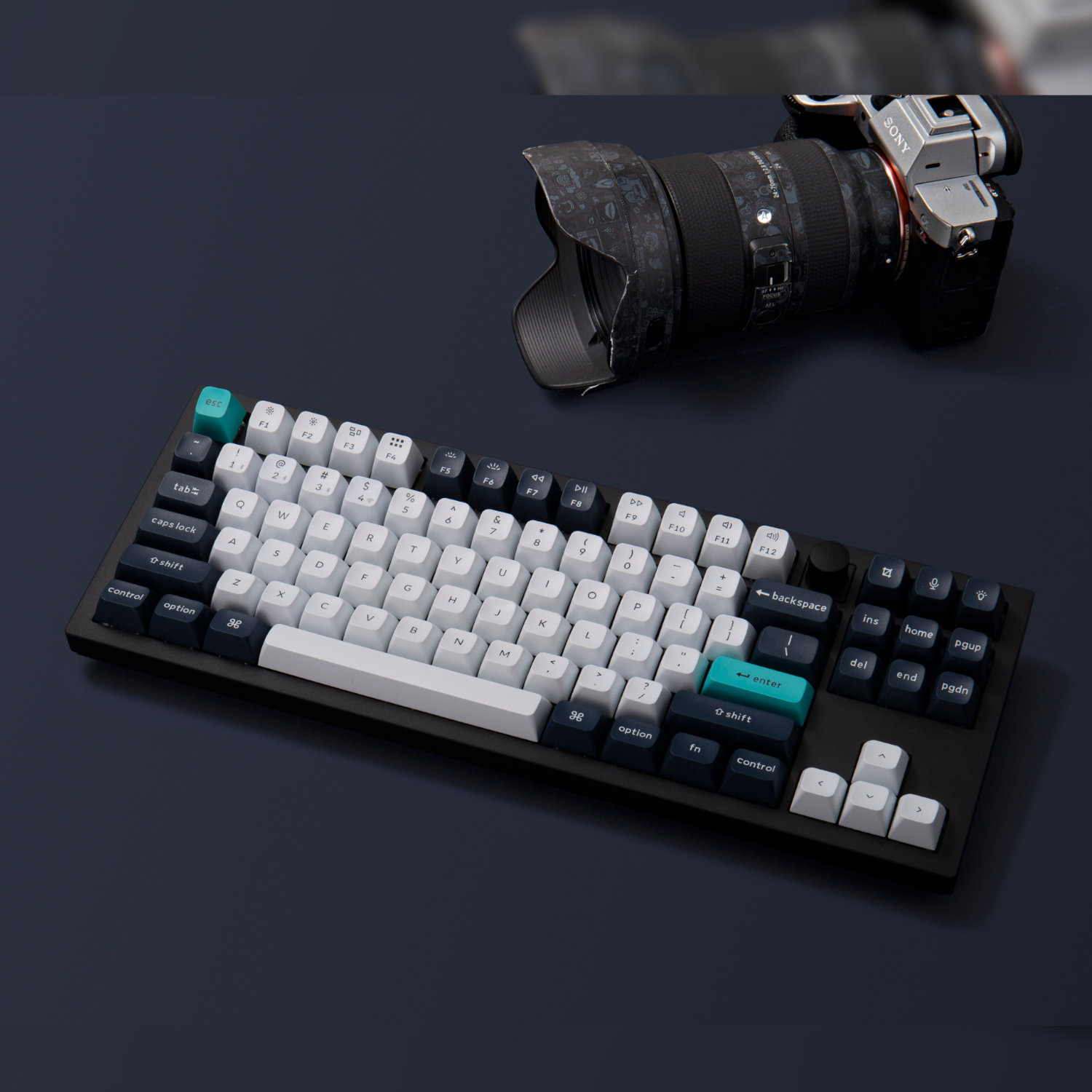 Q3M-M1_Keychron-Q3-Max-80-Full-Assembled-Knob-Hot-Swappable-Gateron-RGB-Wireless-Keyboard-Jupiter-Red-Switches-Black_wr_05 Keychron Q3 Max 80% Full Assembled Knob Red Switch Hot-Swap Gateron Jupiter RGB Wireless Keyboard - Black