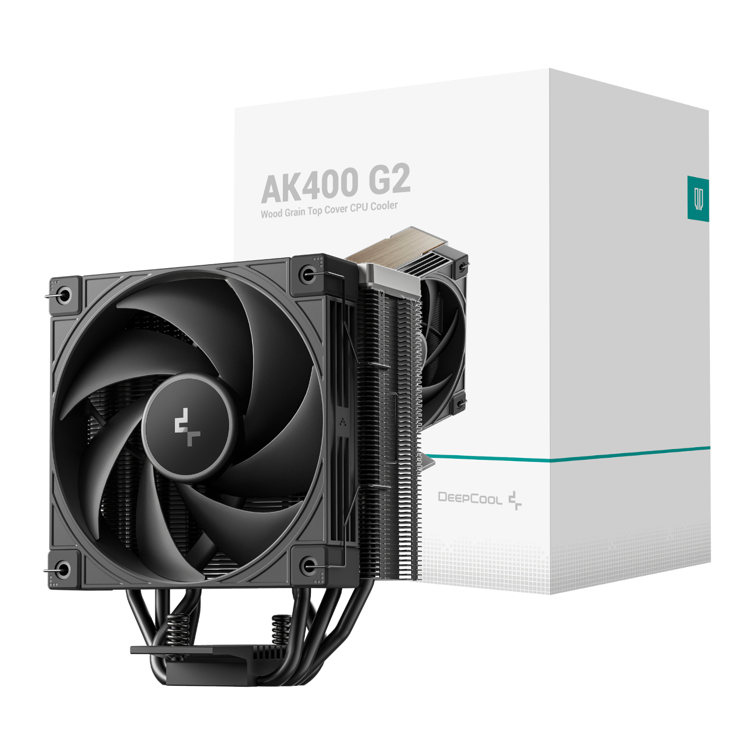 R-AK400G2-BKNNMN-GJD_DeepCool-AK400-G2-Dark-120mm-CPU-Air-Cooler-Black_wr_01 DeepCool AK400 G2 Dark 120mm CPU Air Cooler - Black