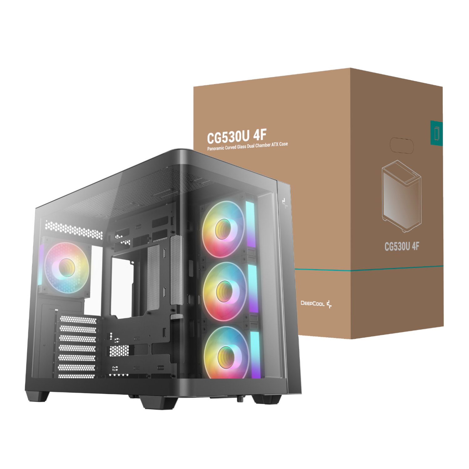 R-CG530U-BKAGA4-G_DeepCool-CG530U-4F-ATX-Gaming-Chassis-Black_wr_01a DeepCool CG530U 4F ATX Gaming Chassis - Black