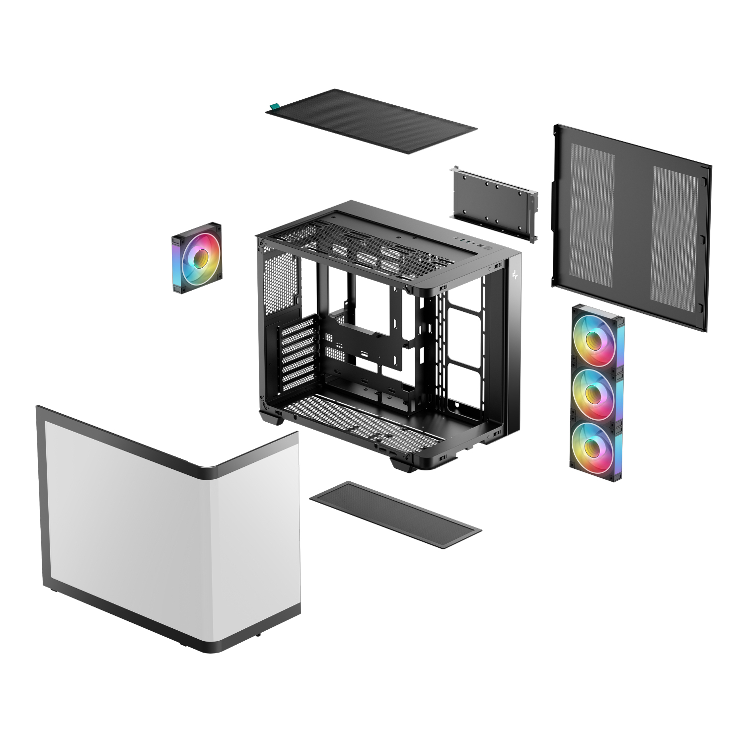 R-CG530U-BKAGA4-G_DeepCool-CG530U-4F-ATX-Gaming-Chassis-Black_wr_07a DeepCool CG530U 4F ATX Gaming Chassis - Black