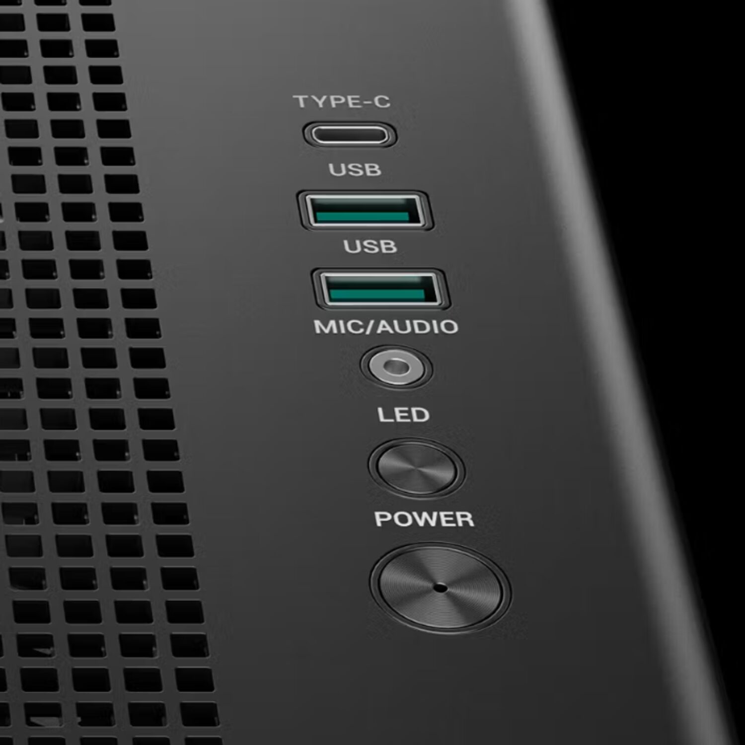 DeepCool CG590U 5F ATX ARGB Gaming Chassis - Black