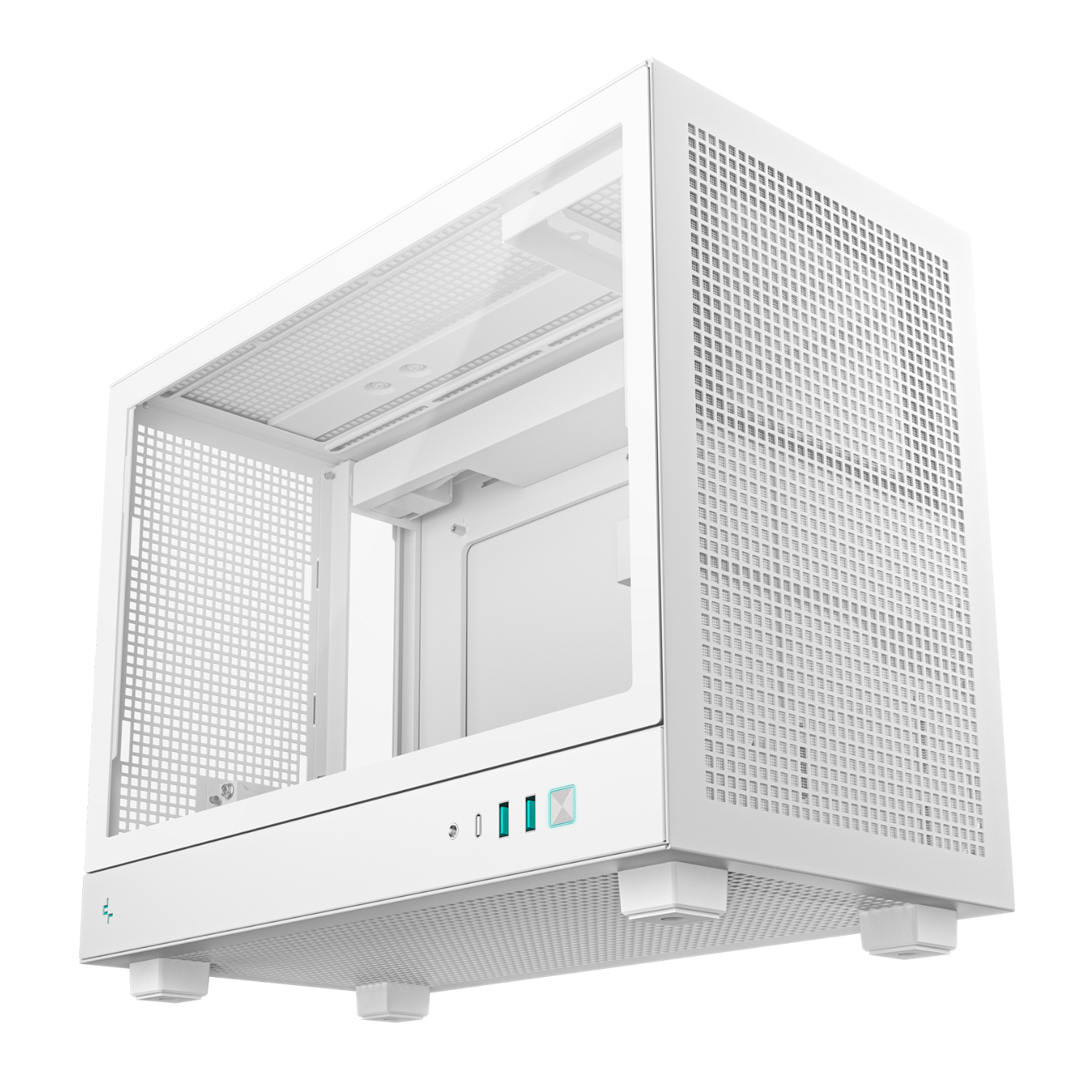 R-CH160-WHNGM0-G_DeepCool-CH160-PLUS-Micro-ATX-Chassis-White_wr_02a DeepCool CH160 PLUS Micro-ATX Chassis - White