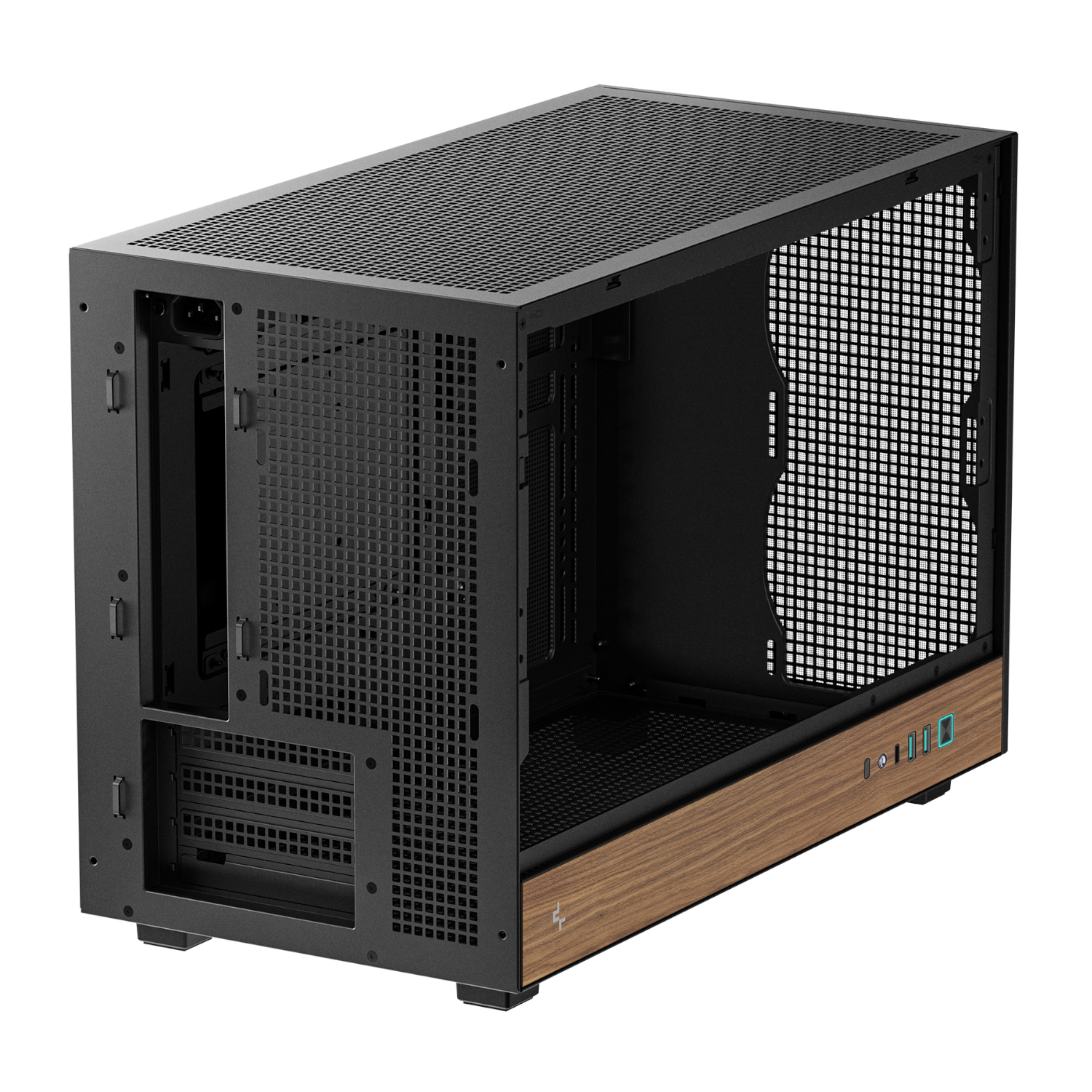 R-CH260-BKNWM0-G-1_DeepCool-CH260-Wood-mATX-Gaming-Chassis-Black_wr_05a DeepCool CH260 Wood mATX Gaming Chassis - Black