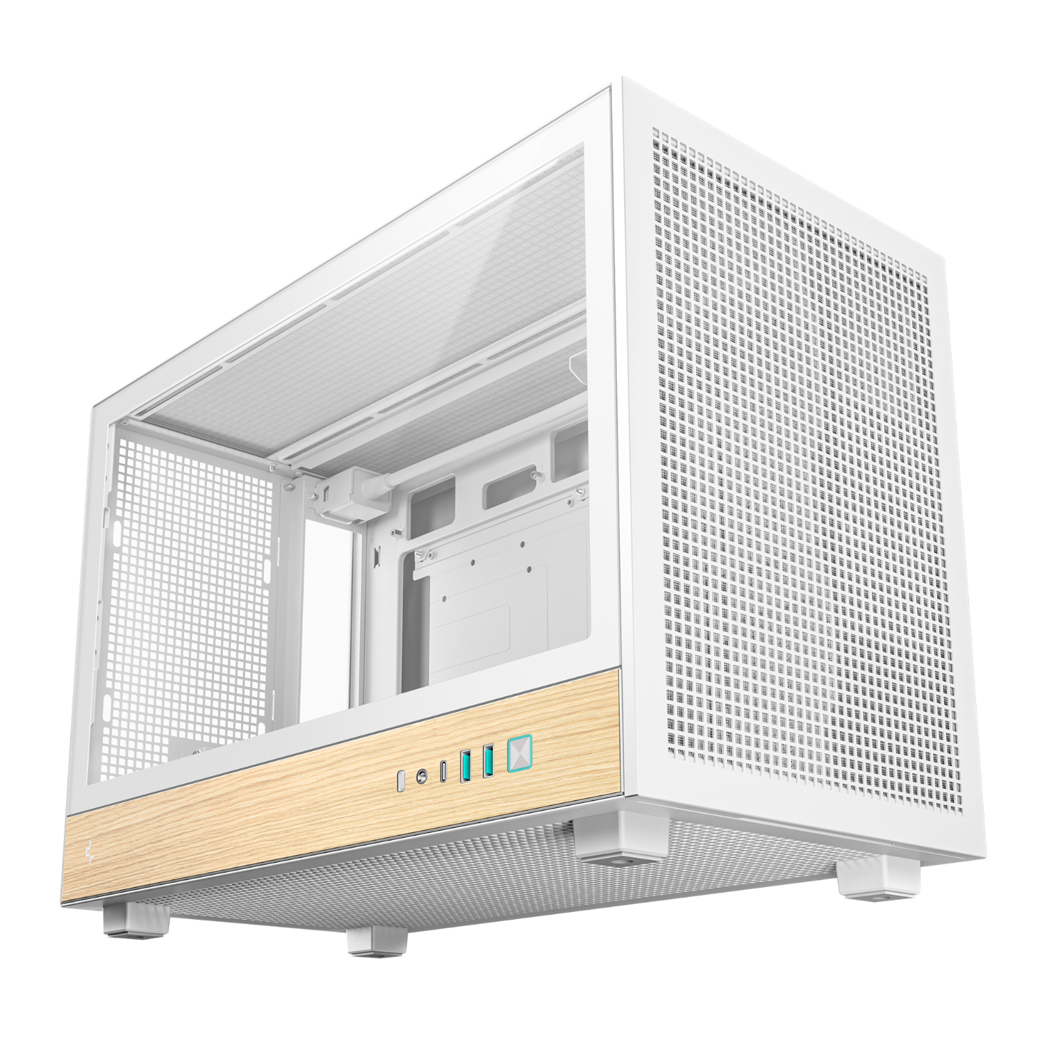 R-CH260-WHNWM0-G-1_DeepCool-CH260-Wood-mATX-Gaming-Chassis-White_wr_06a DeepCool CH260 Wood mATX Gaming Chassis White