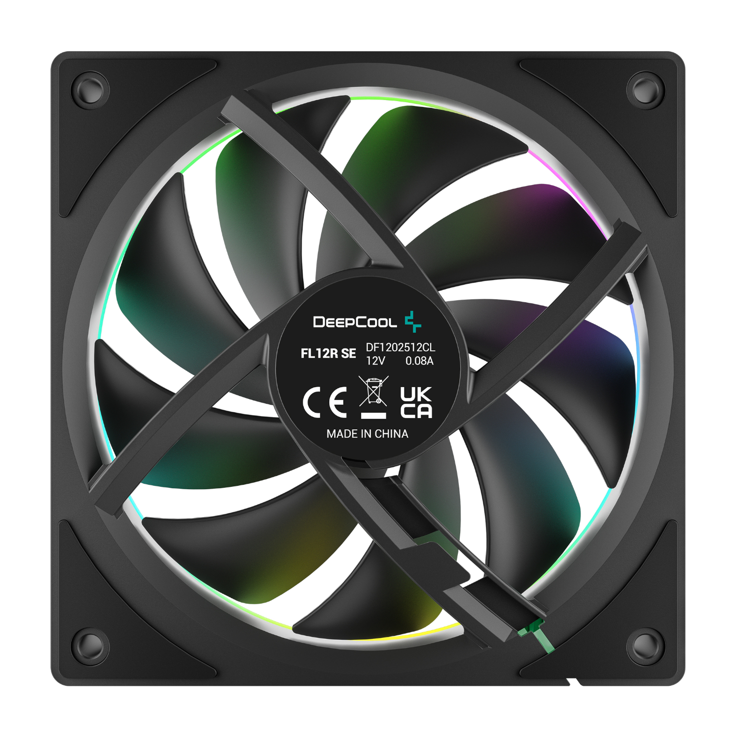 R-FL12RSE-BKAPN3-G_DeepCool-FL12R-SE-3-in-1-ARGB-Fan-Pack-Black_wr_06a DeepCool FL12R SE 3-in-1 ARGB 120mm PWM 3 Fan Pack - Black