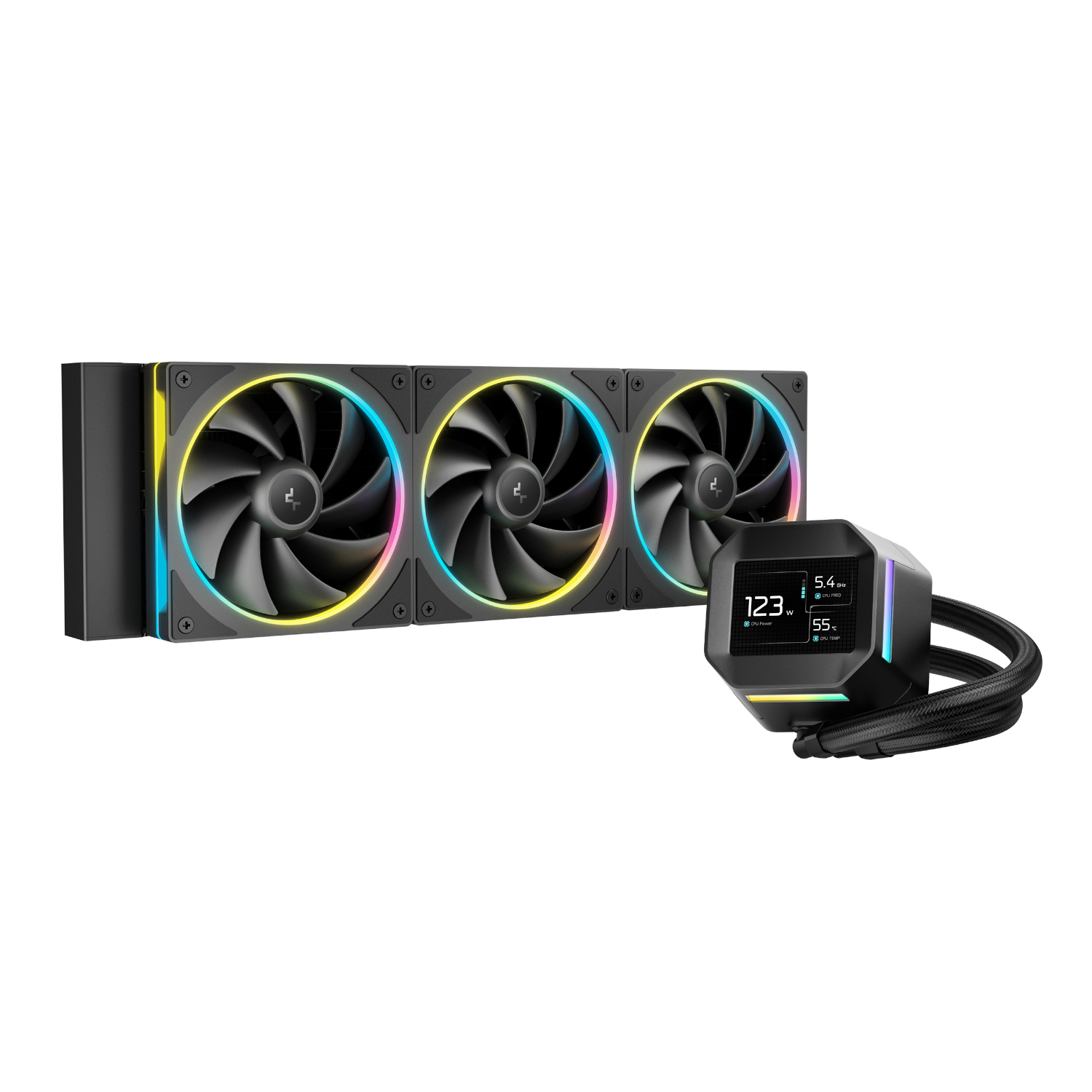 R-LM360-BKDMMC-1_DeepCool-LM360-ARGB-360mm-AIO-CPU-Liquid-Cooler-Black_wr_02 DeepCool LM360 ARGB 360mm AIO CPU Liquid Cooler - Black