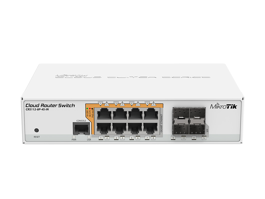 RB-CRS1128P MikroTik Cloud Router Switch 8 Port PoE 4SFP