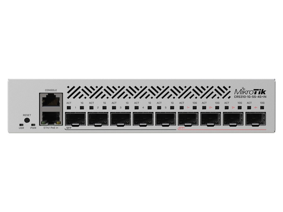 RB-CRS310S MikroTik Cloud Router Switch 5 Port SFP 4 SFP+