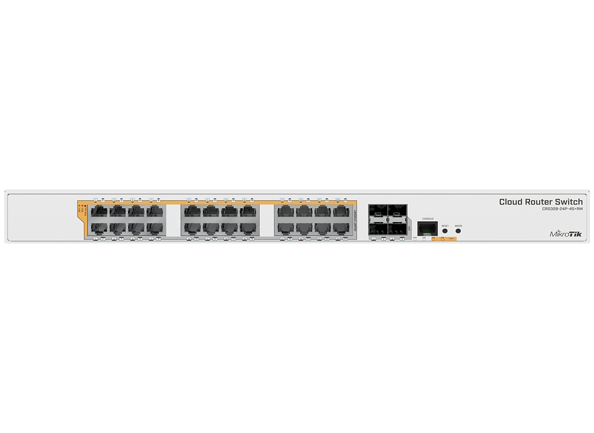 RB-CRS328 MikroTik Cloud Router Switch 24 Port PoE 450W 4SFP+
