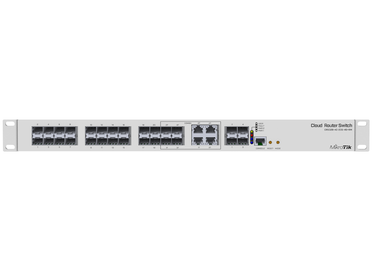 RB-CRS328S MikroTik Cloud Router Switch 20 Port SFP 4SFP+ 4 Gigabit/SFP Ports