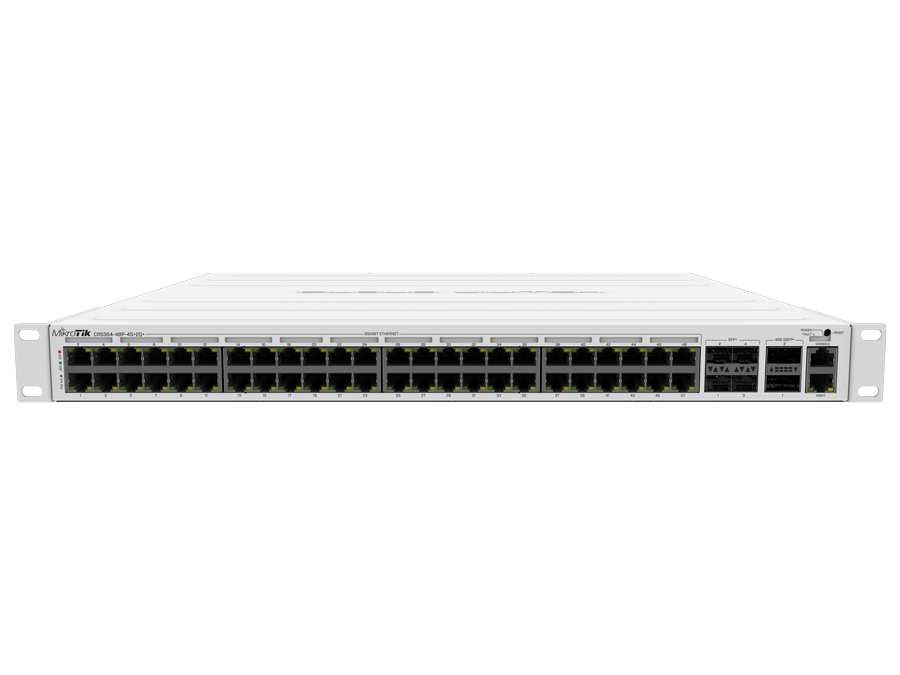 RB-CRS354QP MikroTik Cloud Router Switch 48 Port PoE 700W 4SFP+ 2 QSFP+