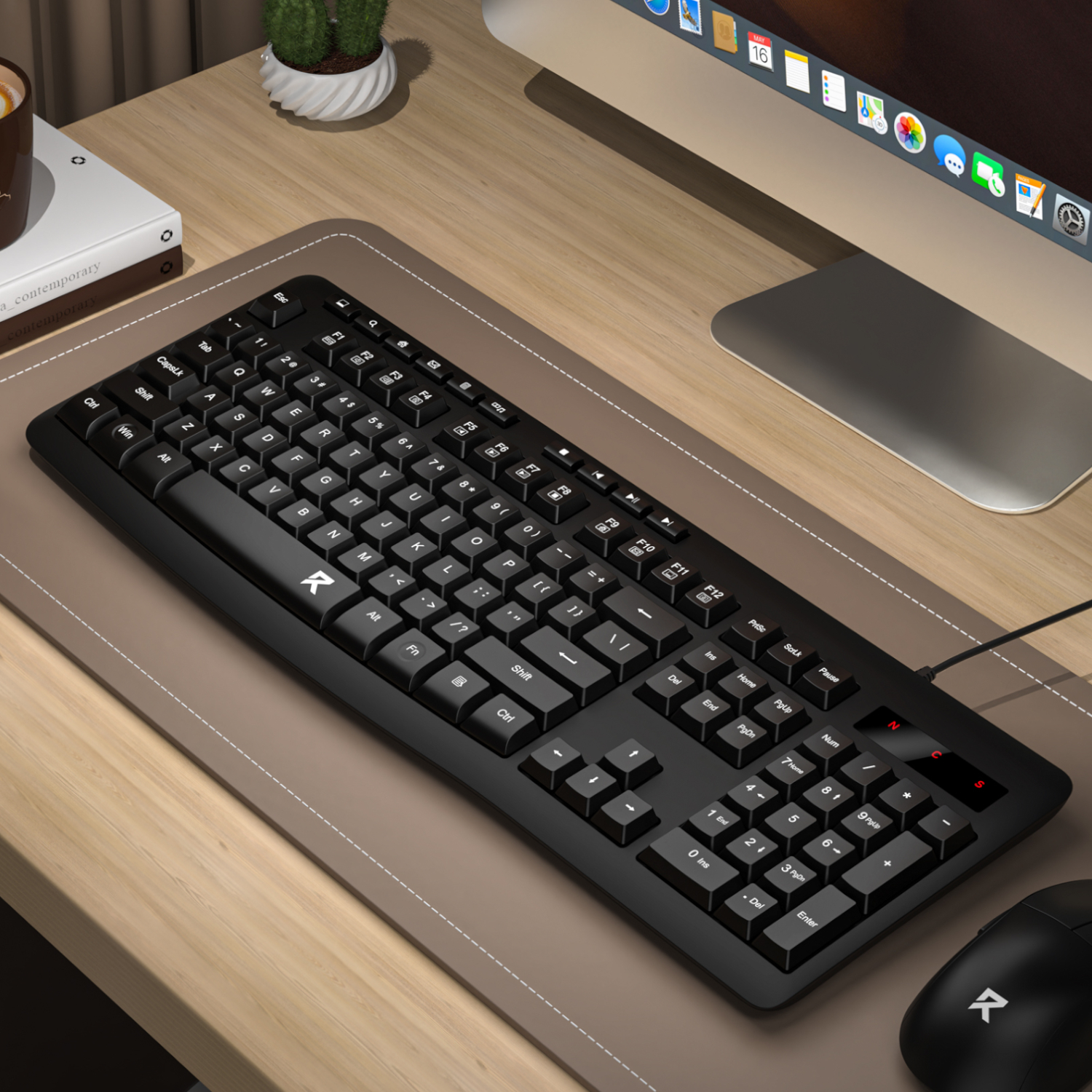RD-BK-7366_Redragon-BK-7366-Full-size-Ergonomic-Membrane-Office-Keyboard-Black_wr_05a Redragon BK-7366 Full-size Ergonomic Wired Membrane Office Keyboard - Black
