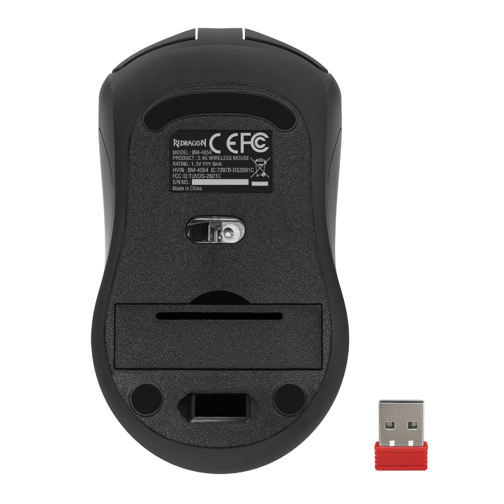 RD-BM-4054_wr_05 Redragon BM-4054 4000DPI Wireless Optical Mouse