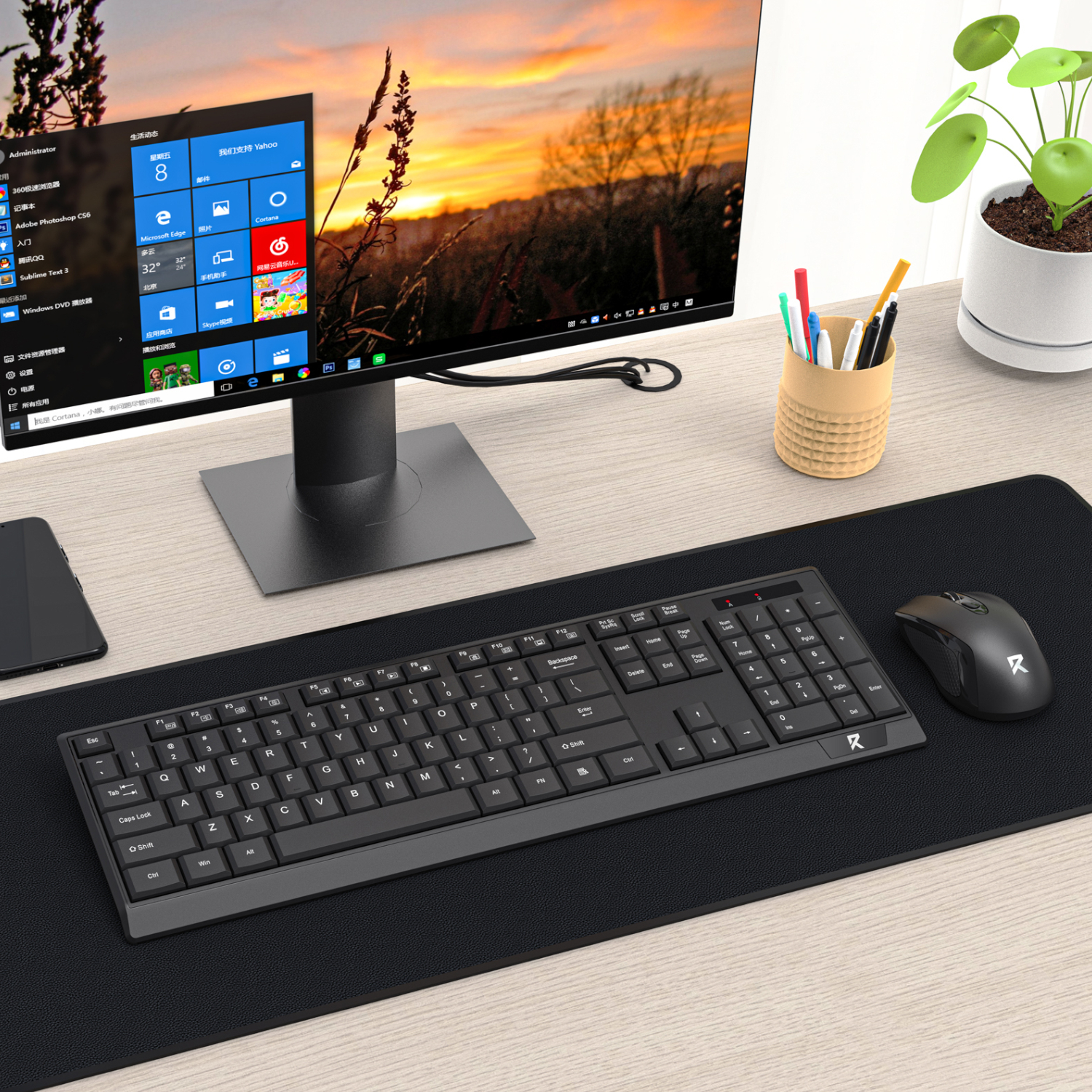 RD-BS-8343A_Redragon-BS-8343A-Wireless-Keyboard-and-Mouse-Combo-Black_wr_07a Redragon BS-8343A Wireless Keyboard and Mouse Combo - Black