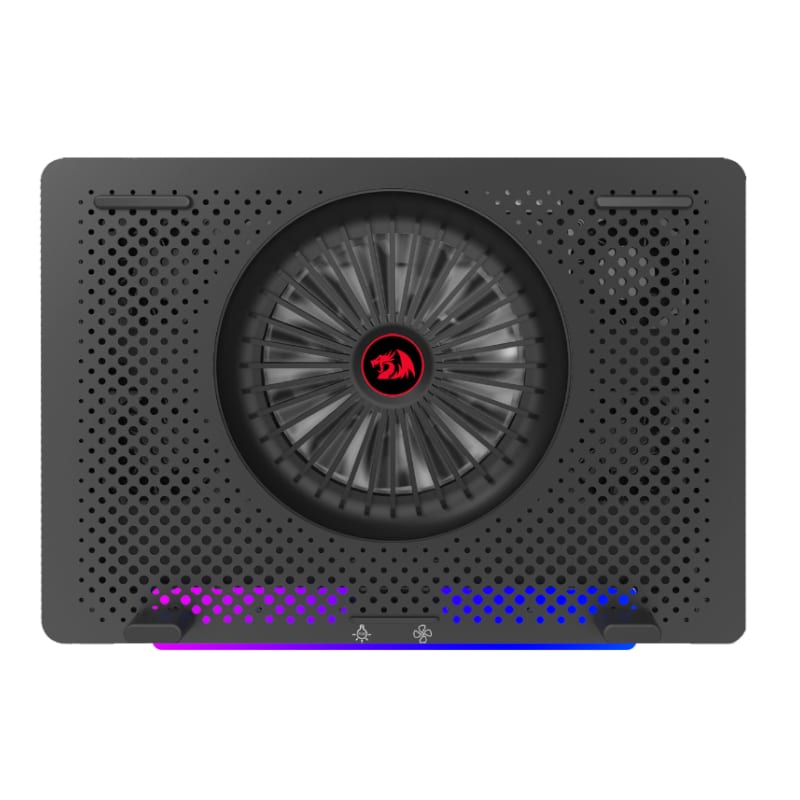 RD-GCP500_wr_01 REDRAGON Dual USB 5 Fan RGB Gaming Notebook Stand