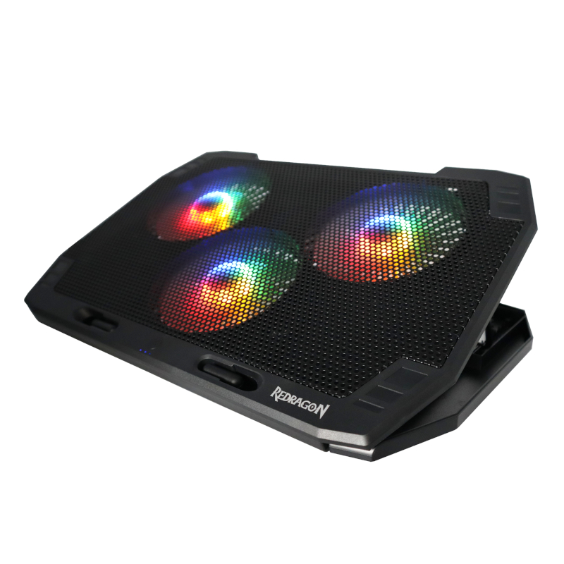 RD-GCP511_wr_02 REDRAGON Dual USB 3 Fan RGB Gaming Notebook Stand