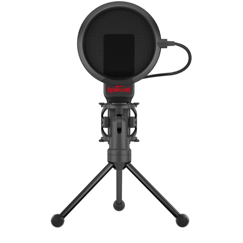 RD-GM100_wr_02 REDRAGON SEYFERT 3.5mm Aux Gaming Mic and Tripod - Black