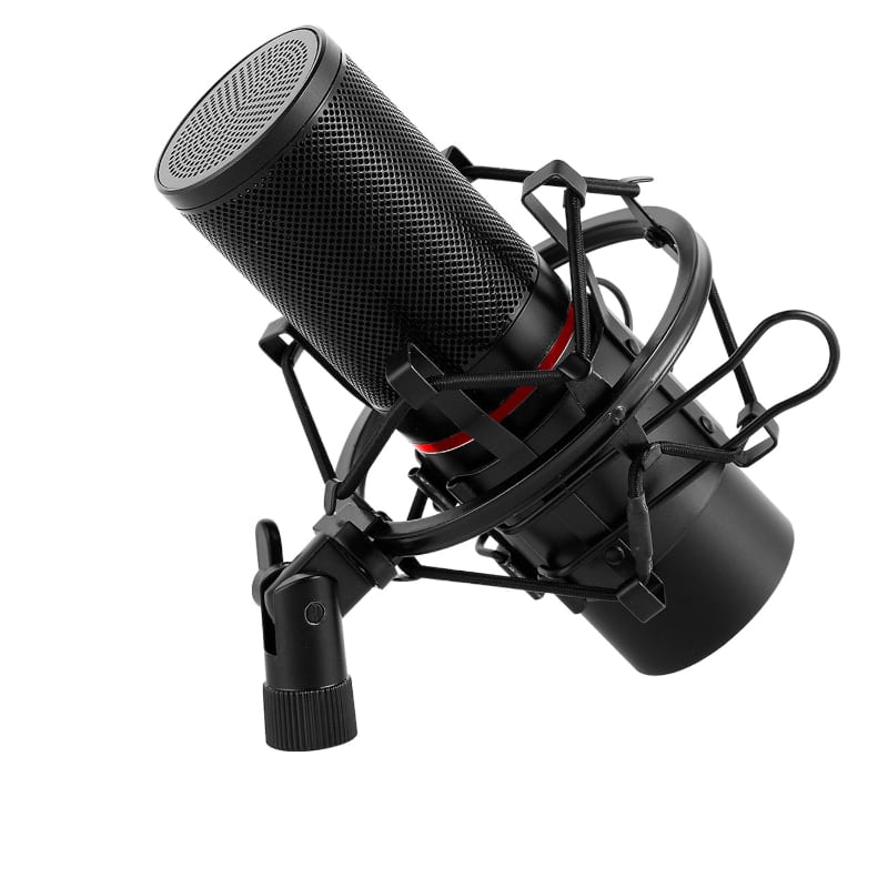 RD-GM300_wr_02 REDRAGON BLAZAR Cardioid USB Gaming Mic and Tripod - Black