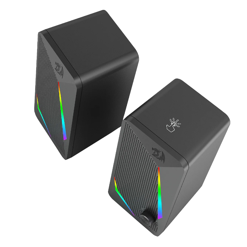RD-GS510_wr_02 REDRAGON 2.0 Satellite Speakers WALTZ - Black