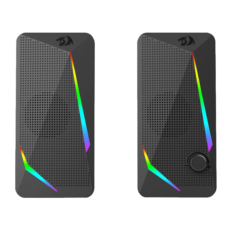 RD-GS510_wr_04 REDRAGON 2.0 Satellite Speakers WALTZ - Black