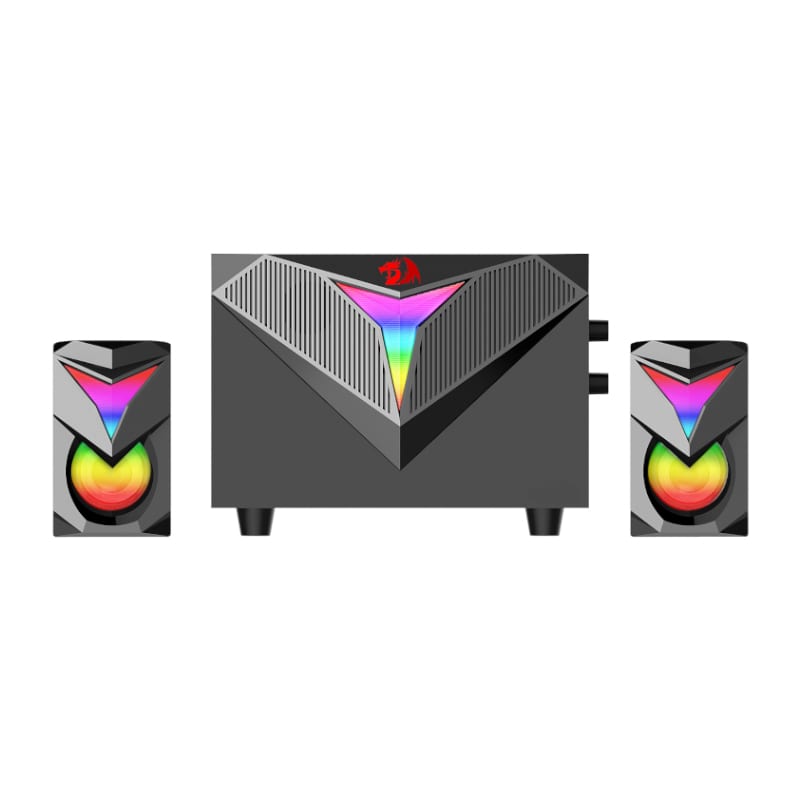 RD-GS700_wr_01 REDRAGON 2.1 Satellite Speaker TOCCATA RGB 11W Gaming Speaker - Black