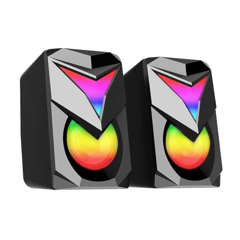 RD-GS700_wr_04 REDRAGON 2.1 Satellite Speaker TOCCATA RGB 11W Gaming Speaker - Black