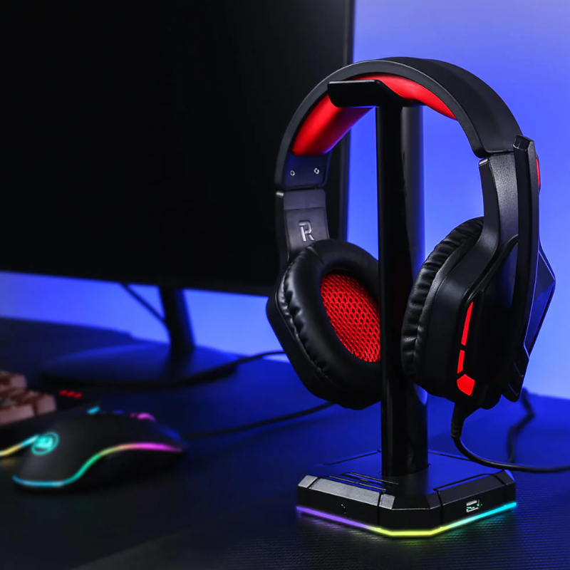 RD-H220N_wr_05 REDRAGON Over-Ear THEMIS Aux Gaming Headset - Black