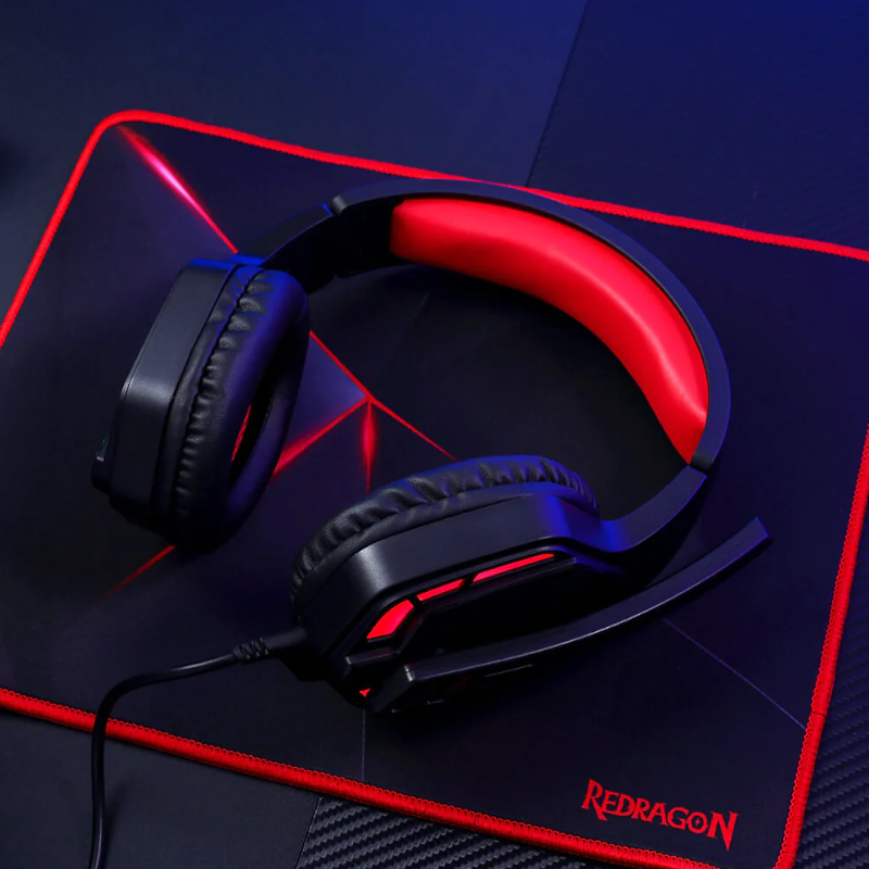 RD-H220N_wr_06 REDRAGON Over-Ear THEMIS Aux Gaming Headset - Black