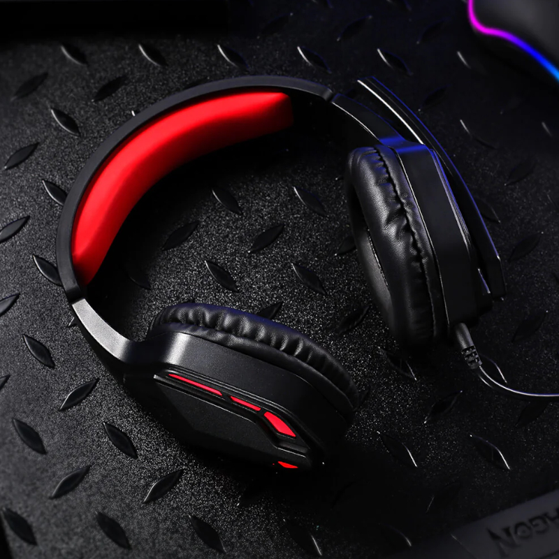 RD-H220N_wr_07 REDRAGON Over-Ear THEMIS Aux Gaming Headset - Black