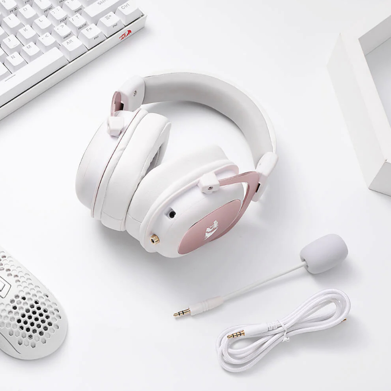 RD-H510W_wr_08 REDRAGON Over-Ear ZEUS 2 USB Gaming Headset - White