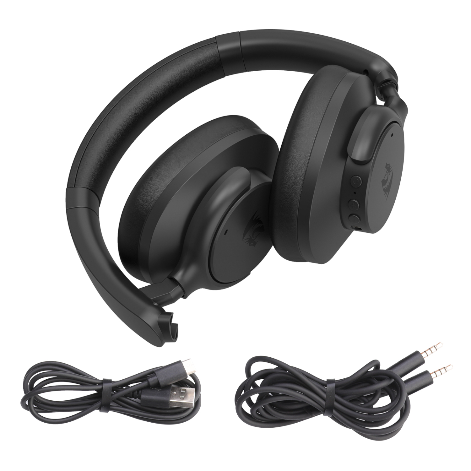 RD-H610_Redragon-H610-VIBECORE-Over-ear-Headphones-Black_wr_07a Redragon H610 VIBECORE ANC Bluetooth Wireless Over-ear Headphones - Black