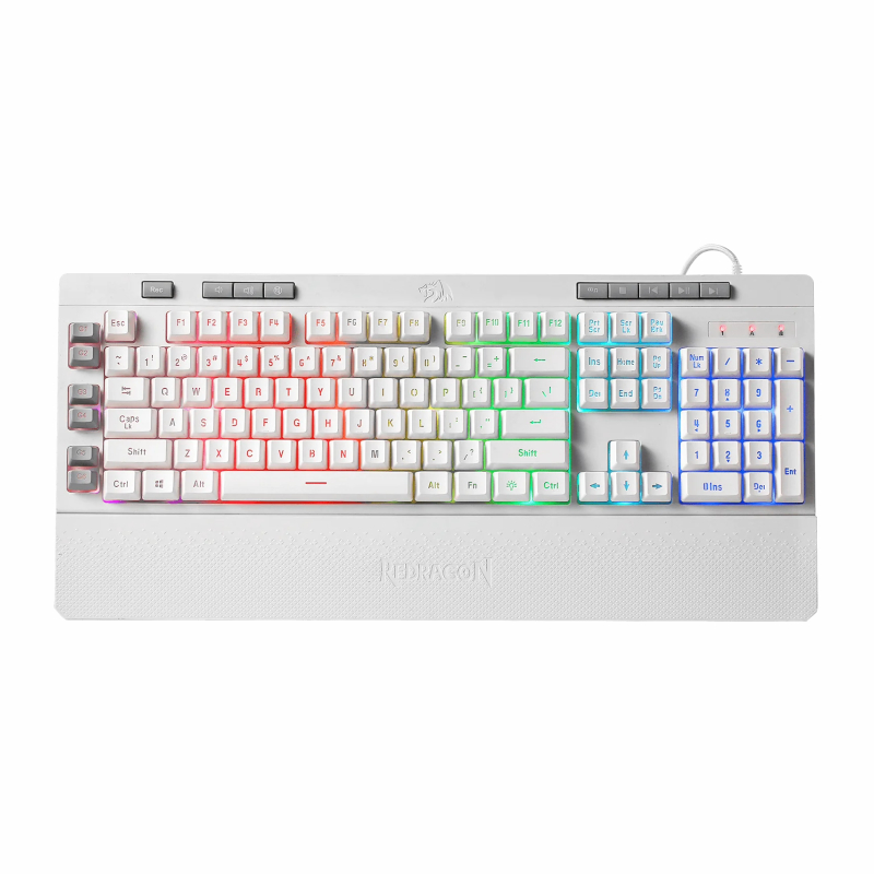 RD-K512W-RGB-1_wr_01 REDRAGON SHIVA Membrane Keyboard - White