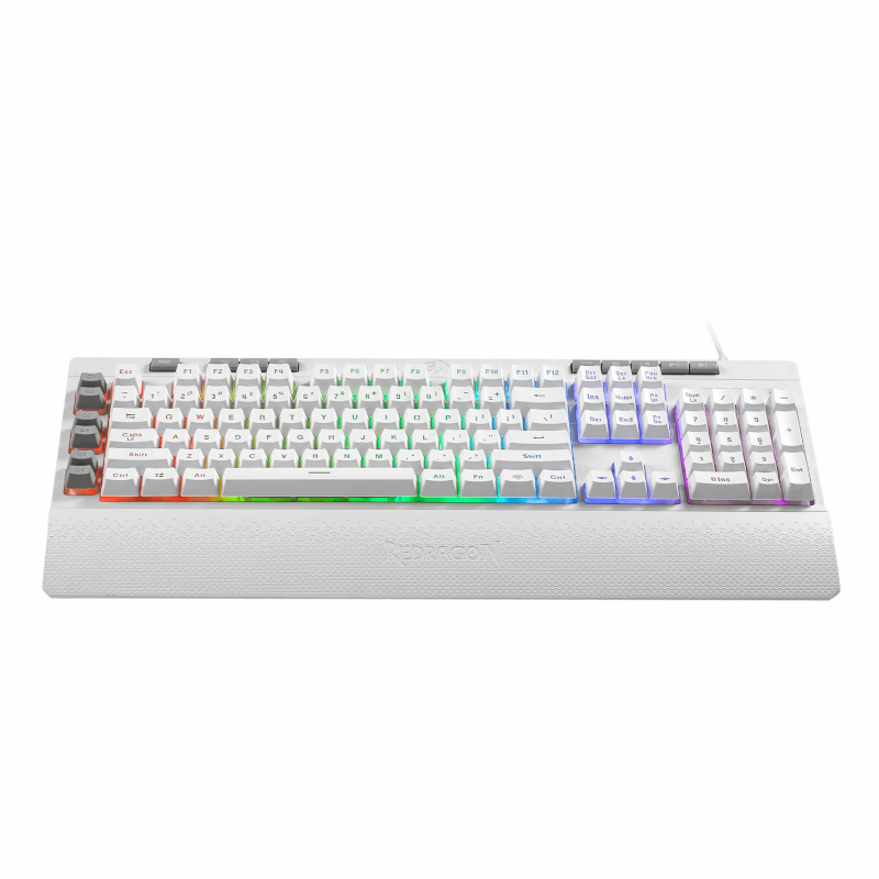 RD-K512W-RGB-1_wr_02 REDRAGON SHIVA Membrane Keyboard - White