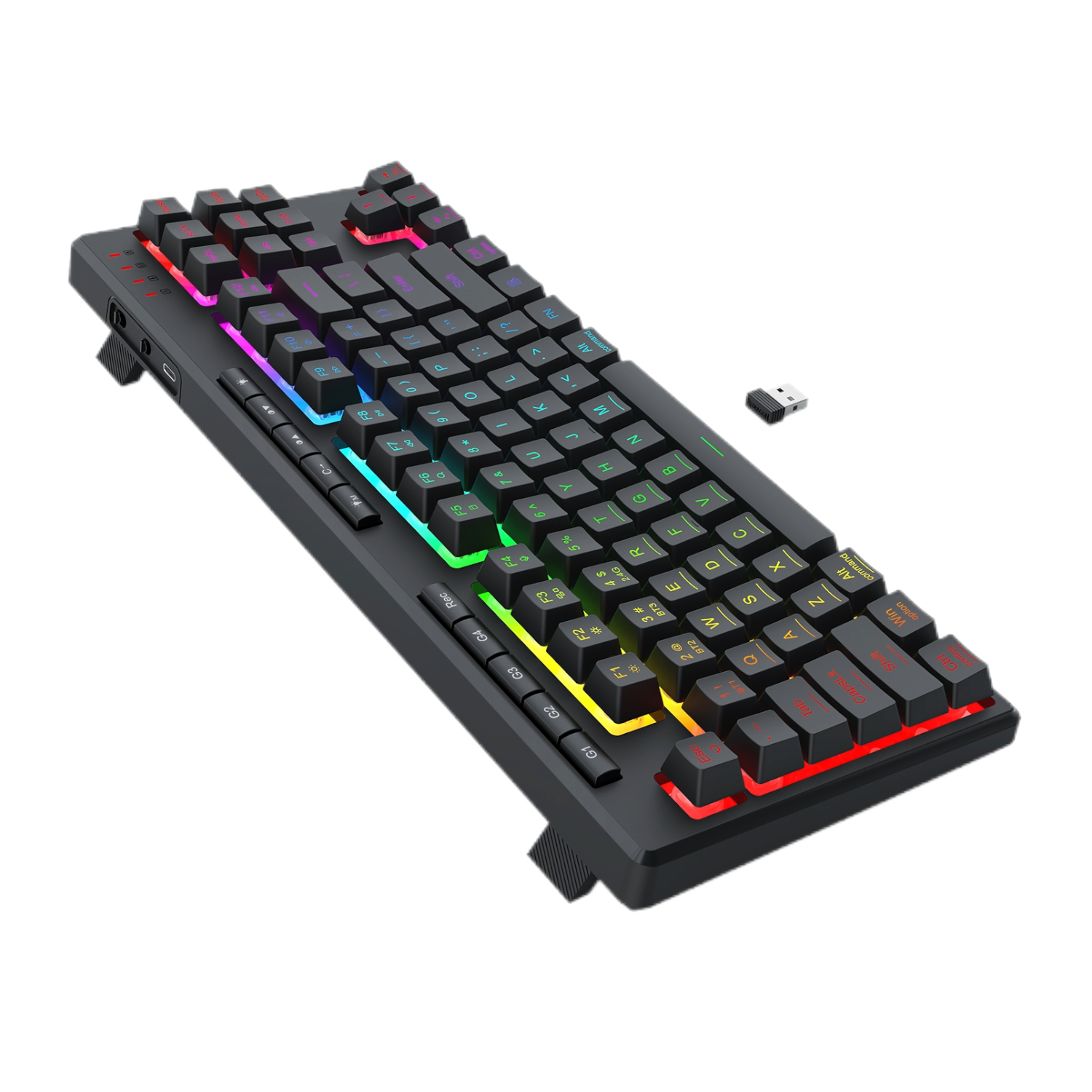 RD-K516RGB-PRO_Redragon-KB-Shiva-Pro-WRS-Black_05 Redragon SHIVA PRO Wireless keyboard - Black