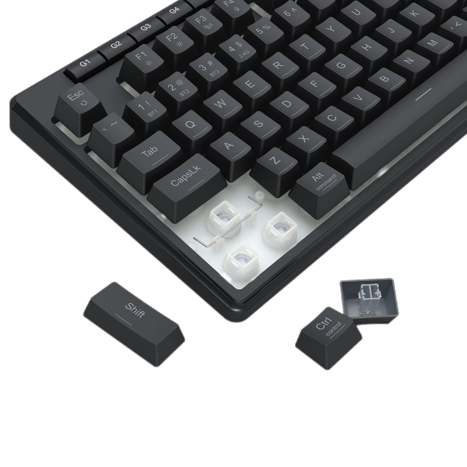RD-K516RGB-PRO_Redragon-KB-Shiva-Pro-WRS-Black_06 Redragon SHIVA PRO Wireless keyboard - Black