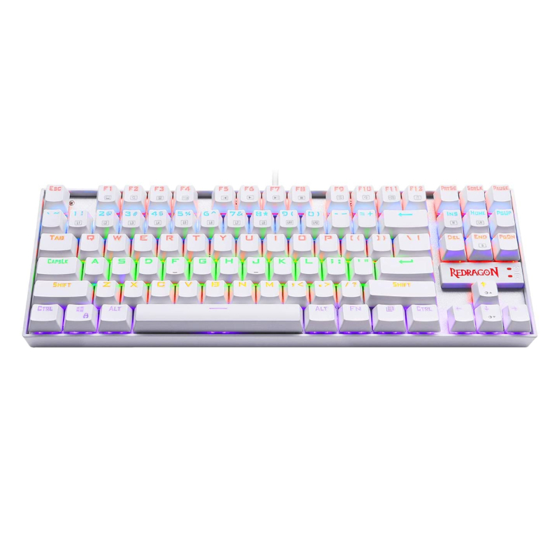 RD-K552W-RGB_wr_03 REDRAGON KUMARA Mechanical 87 Key|RGB Backlit Gaming Keyboard - White