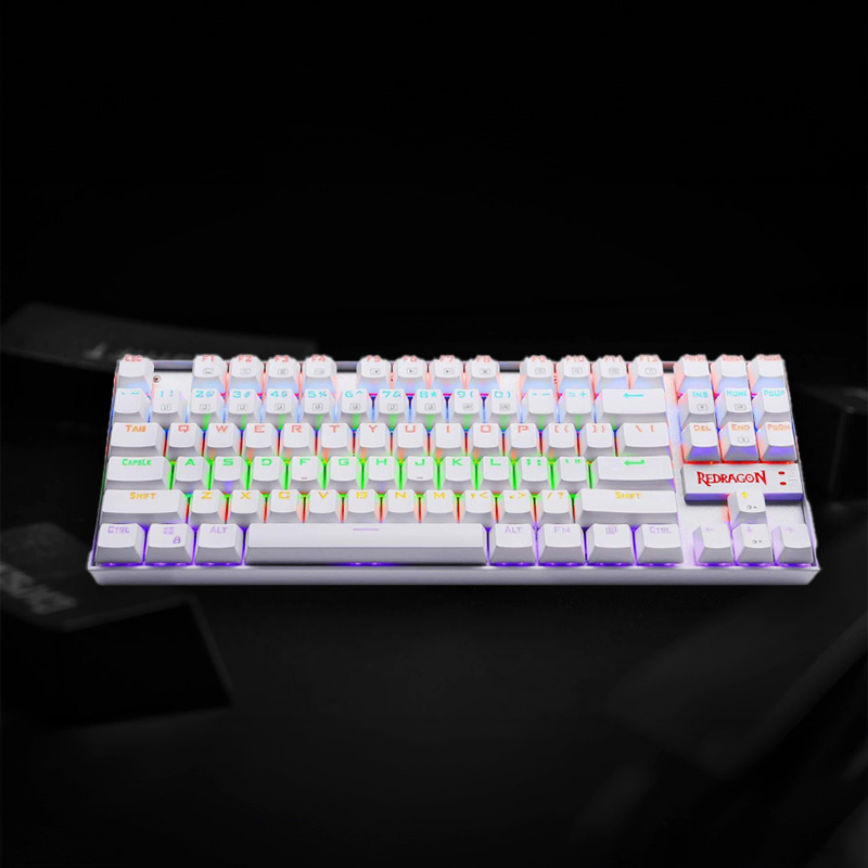 RD-K552W-RGB_wr_03b REDRAGON KUMARA Mechanical 87 Key|RGB Backlit Gaming Keyboard - White