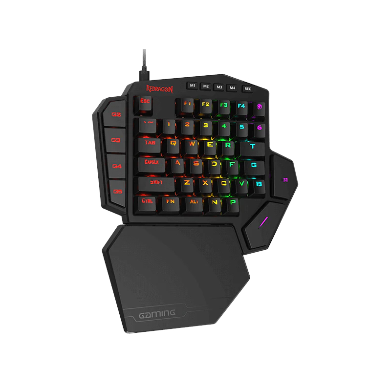 RD-K585RGB-PRO_wr_05 REDRAGON Diti Elite Pro One-Handed RGB Wireless Mechanical Gaming Keyboard - Black