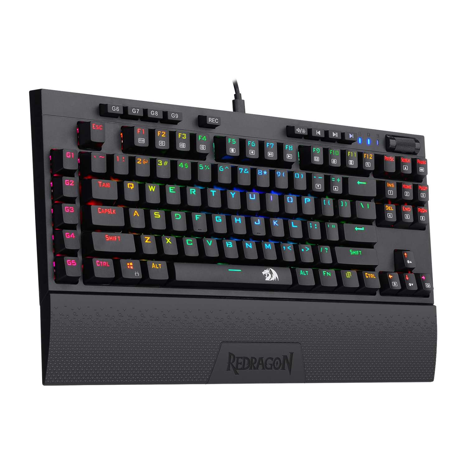 RD-K588RGB_Redragon-K588-RGB-Pro-BROADSWORD-TKL-Mechanical-Wired-Gaming-Keyboard-Black_wr_03a Redragon K588 RGB Pro BROADSWORD TKL Mechanical Wired Gaming Keyboard - Black