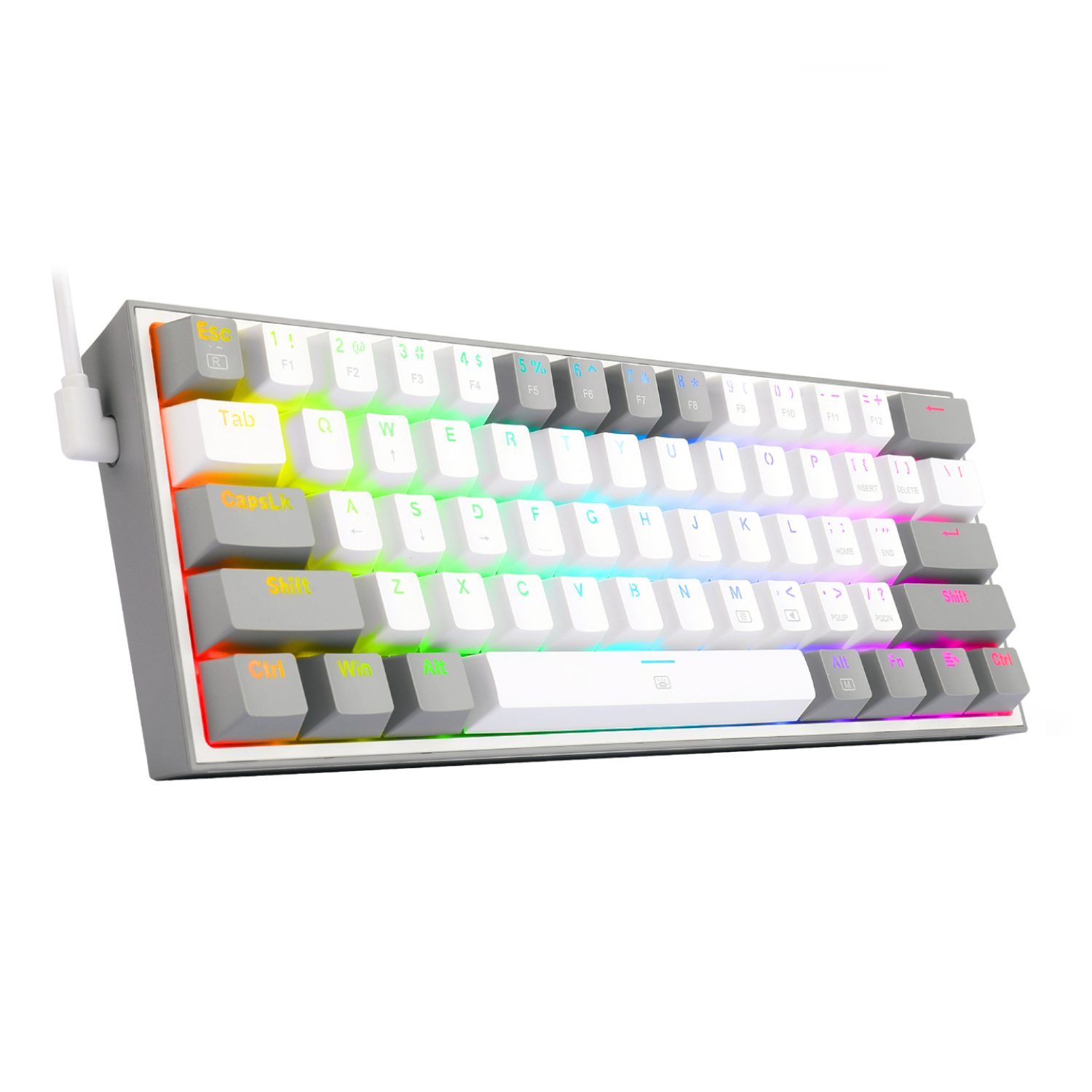 RD-K617-RGB-WG_Redragon-K617-FIZZ-60-Wired-RGB-Gaming-Keyboard-White-Grey_wr_03 Redragon K617 FIZZ 60% Wired RGB Gaming Keyboard - White/Grey