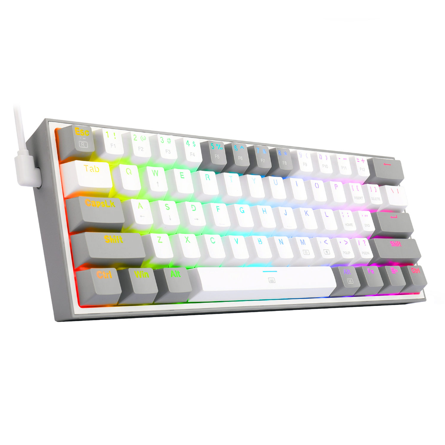 Redragon K617 FIZZ 60% Wired RGB Gaming Keyboard
