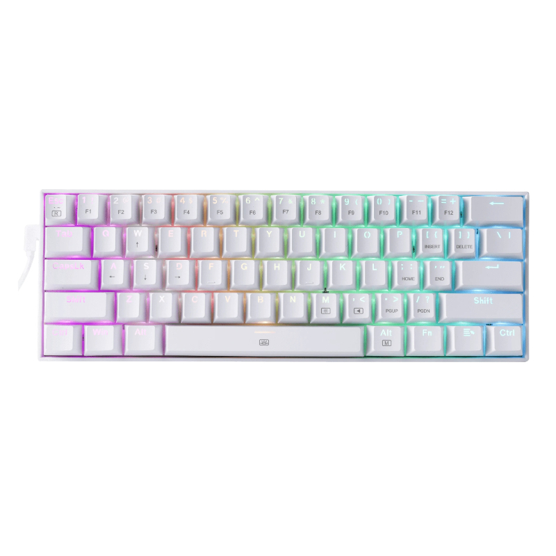 RD-K630W-RGB_wr_01 REDRAGON DRAGONBORN Wired Mechanical Keyboard RGB
67Key Design - White